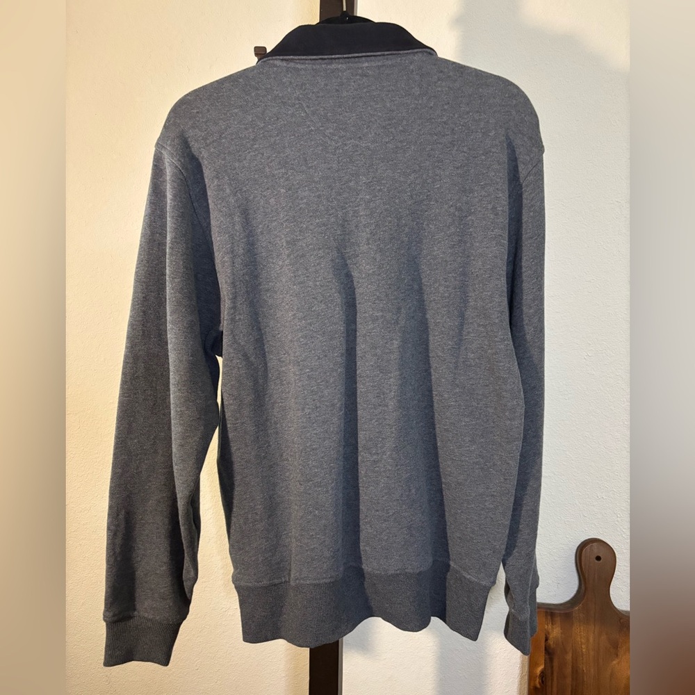 IZOD Luxury Sport Pullover Quarter Snap Placket - Picture 2 of 3